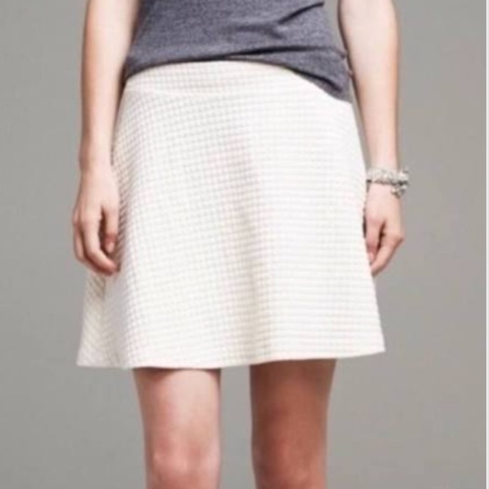 Banana Republic Quilted Mini Skirt